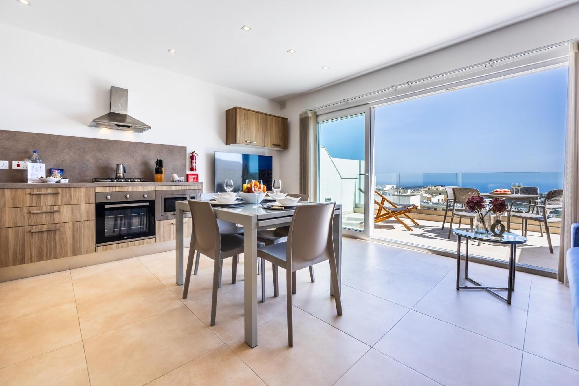 Fl7 Thelodge-Amazing View W Big Terrace By Homely Mellieħa Exteriér fotografie